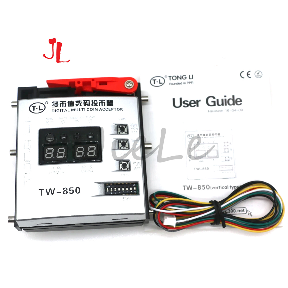 Token Coin Mechanism - TL TW-850 멀티 코인 수락자, 5개