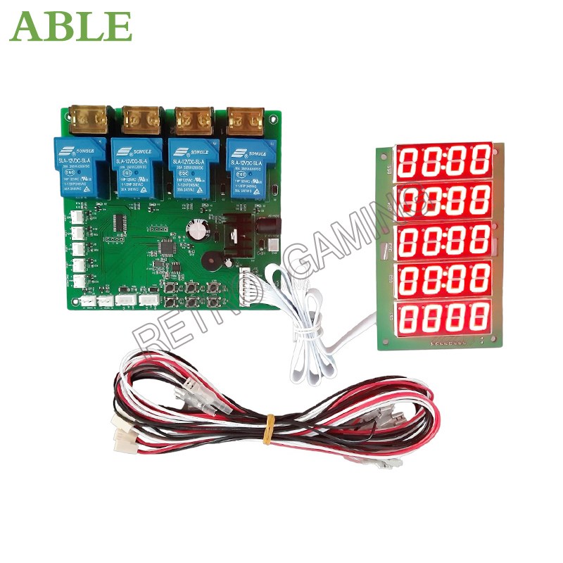 Token Coin Mechanism - JY-215 Inbuilt Counter 4 채널 타이머