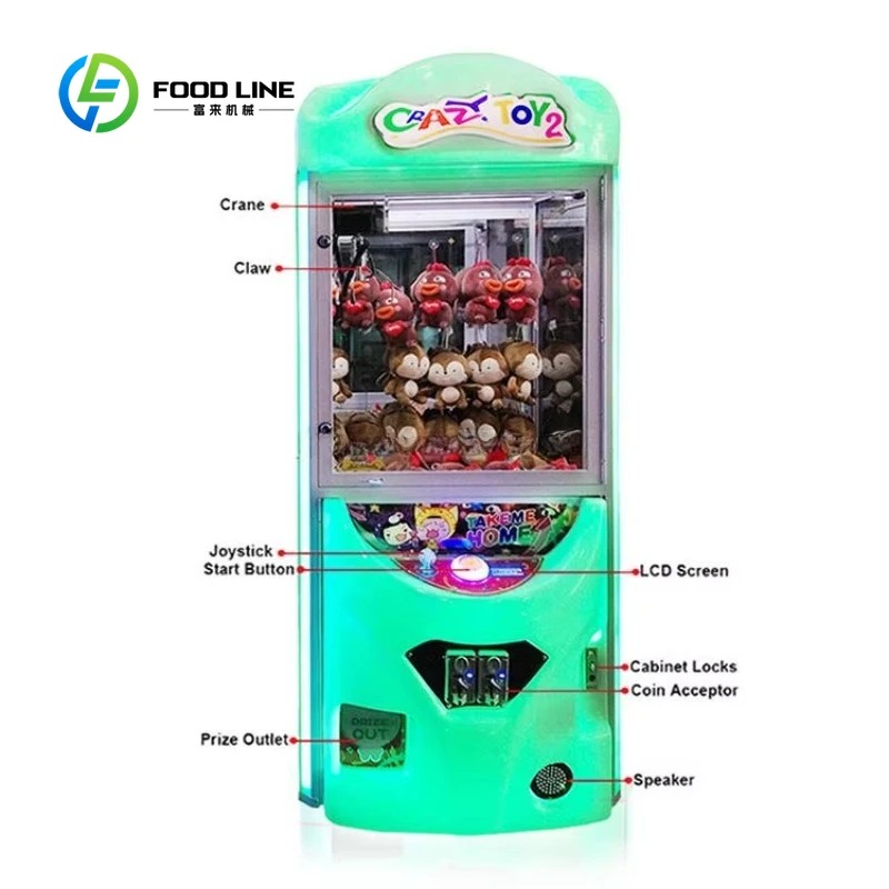 맞춤형 동전 주입식 아케이드 크레인 게임기(빌 수납기  - Arcade Toy Vending Machine 리뷰 및 가격