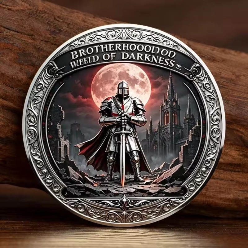 다크 브라더후드 중세 기사 해골 챌린지 코인 은도금 2 - Token Coin Mechanism 리뷰 및 가격